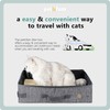 Portable Travel Litter Box for Easy Drive with Kitty and