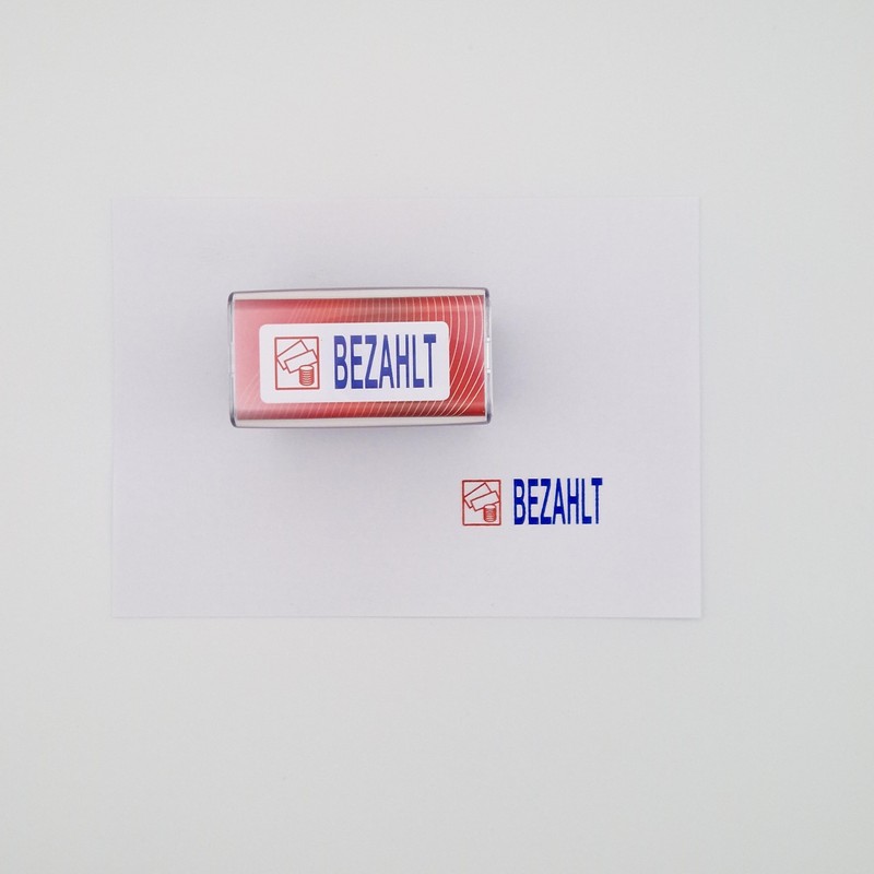 COLOP Text Stamp Printer 20 Paid and Pictogram, Imprint Colour
