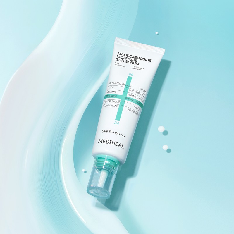 Mediheal Hyeonjong Yang Madecassoside Moisture Sun Serum Trace Repair (SPF