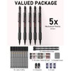 Nicpro 5 Pack 2mm Mechanical Pencils Set with Case, 65