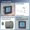 Intelligent Power Meter 3 Phase Current Voltage Power Meter for