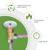 Litorange Lead-Free 1 PCS Brass Angle Stop Add-A-Tee Valve 3/8"