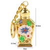Vctitil 1pcs Arabic Style Perfume Bottles Metal Glass Essential Oil