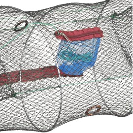 FLADEN Fishing - UK Model - SHRIMP CRAB CRAYFISH TRAP CYLINDER Deluxe 30cm x 90cm - Great For Coastal Waters [32-15602B]