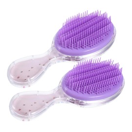 DOITOOL Detangler Brush for Boys and Girls 2 Pcs Portable Hair Brush Set Small Hair Brush for Girls Gentle on Scalp Travel-friendly