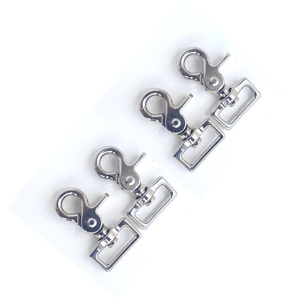 4 pc set of Silver 3/4" Trigger snaps