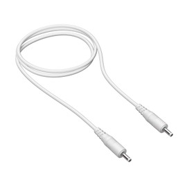 ledscom.de Connection cable for Atom plug-in system, 1 m, white, cable, cable, feed-through cable, connection, connection cable, plug-in system, insulated