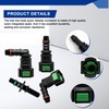 Daptemn 36 PCS Fuel Line Quick Connect Fittings Kit, 6