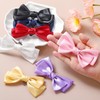 PATIKIL Women Bow Shoe Clips, 2 Pcs Satin Elegant Detachable
