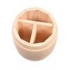 COLLECTOR Wooden barrel-shaped kitchen organizer Utensil Crocks – Natural light