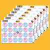 Stone Melon Gender Reveal Baby Shower Stickers 144 Team Blue