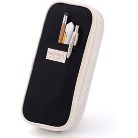 Pencil Case Girls Pencil Case Large Capacity Teenager Case Pens Pencil Case for School & Office, moonlight black, pencil case