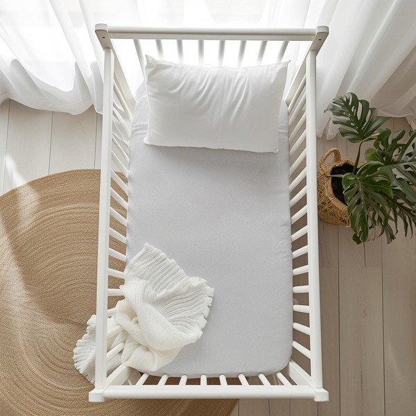 Waterproof, Breathable and Anti Mite Mattress Protector for Cot. Fitted