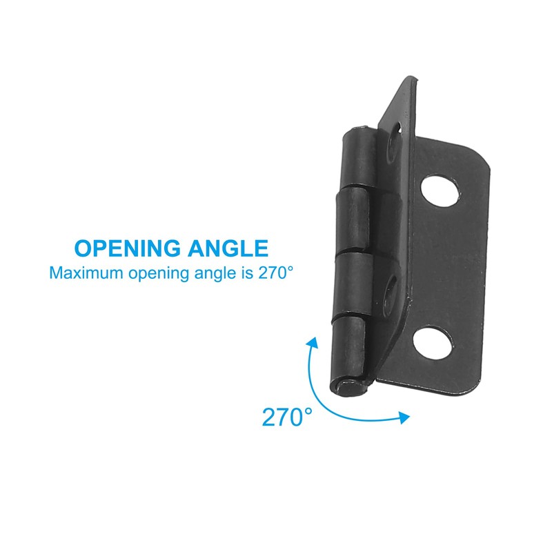 PATIKIL Small Butt Hinges 3/4 Inch, 12 Pack Mini Jewelry