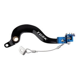 Tusk Aluminum Brake Pedal Blue Tip Compatible with Yamaha YZ450F 2006-2009/WR450F 2007-2011