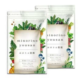 みのりの葉酸 2袋 60日分 葉酸400μg 妊娠 妊活 授活 サプリ カルシウム 鉄 V.D配合