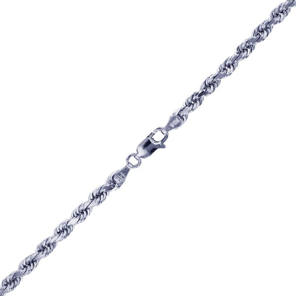 Sterling Silver Silver-Plated & Anti-Tarnish 1.10mm 025 18"Diamond Cut 8