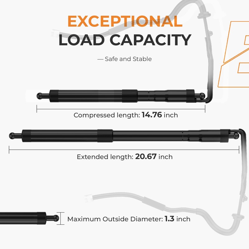 Autoexact Power Liftgate Struts Fit for 2013-2018 Toyota Rav4, Electric