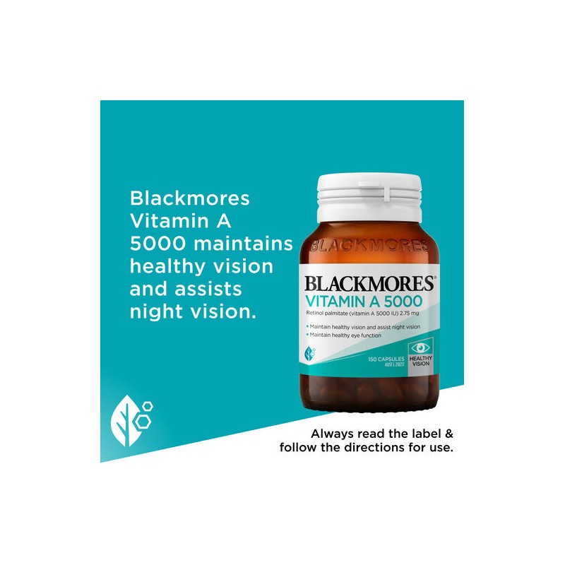 Blackmores Vitamin A 5000IU 150 Capsules