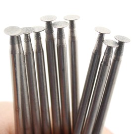 ILOVETOOL 4mm Super-Thin T Diamond Grinding Head Rotary Bits Burrs Mounted Point for Dremel Engraving needles Tools Pack of 30 Pcs