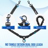 Slowton Double Dog Leash No Tangle - 360° Swivel Heavy