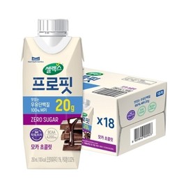 Sellex Profit Milk Protein Mocha Chocolate Drink 250ml 18 pieces (1 box) / 셀렉스 프로핏 우유단백질 모카 초콜릿 드링크 250ml 18입 (1박스)