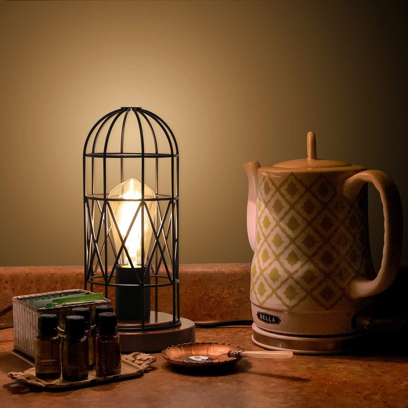 Touch Control Table Lamp, Industrial Bedside Lamp with 3-Way Dimmable