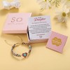 SOPIFY To My Granddaughter Love You Forever Jasper Heart Bracelet