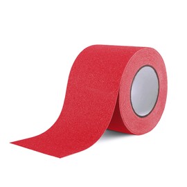 Reniteco Anti Slip Tape - 4" x 33Ft, Red Heavy Duty Grip Tape - High Adhesion & Waterproof, No Residue Removal for Outdoor Stairs, Tile, Shower, Bathtub - Extra Grip Safety Tape