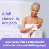Medline ReadyBath LUXE Antibacterial Bath Wipes with Aloe Hypoallergenic