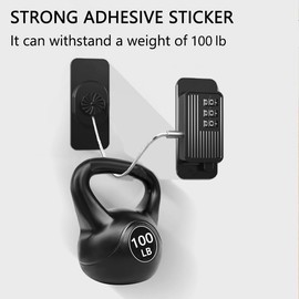 KIZZHISI Refrigerator Lock (1 Pack), Heavy Duty Combination Fridge Lock, for Fridge, Cabinets, Drawers, Window and Child Safety Cabinet Lock, Strong Non-Marking Adhesive No Drilling (Black)