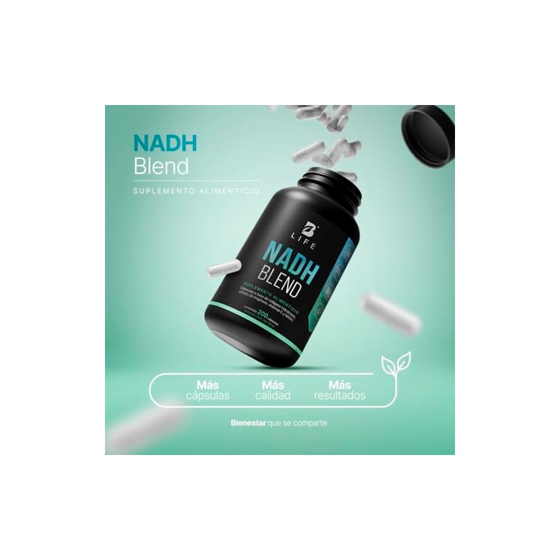 Life Nadh 200 Cápsulas Días Consumo Veces Más Producto Otros