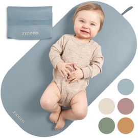 Beautiful Portable Baby Changing Pad - Wipeable and Easy to Clean Diaper Changing Mat - The Perfect Waterproof Vegan Leather Pad for Traveling