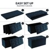 YOUDENOVA 30 inches Folding Storage Ottoman, 80L Ottoman Bench Footrest
