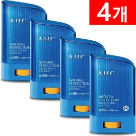 AHC 메온셀 내추럴 퍼펙션 더블 쉴드 선스틱 블루 22g 4개(1+1+1+1) AHC Meonsel Natural Perfection Double Shield Sun Stick Blue 22g 4ea (1+1+1+1)