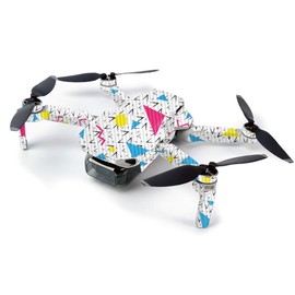 MightySkins Carbon Fiber Skin for DJI Mavic Mini Portable Drone Quadcopter Carbon Fiber Skin - 90s Fun | Protective, Durable Textured Carbon Fiber Finish | Easy to Apply, Remove | Made in The USA