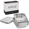 Juvale 20-Pack Half Size Aluminum Pans with Lids - 9x13