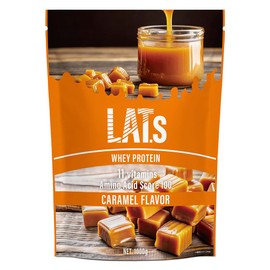 LAT.s Whey Protein 1kg | 11 Vitamins | Domestically Made | High Protein | Raw Caramel Flavor | Caramel | Sweet | Delicious | Shakes Easily in a Shaker | Low Carb | Ideal for Training | LAT.s (LAT) by