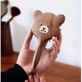 Sakulaya Women's Hair Brush, Shiny Hair, Silk Hair, Smooth Puttle Brush, Scalp Masser, Wooden