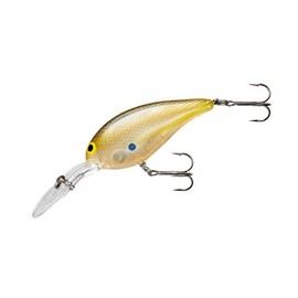 Norman Lures Deep Little N Crankbait Bass Fishing Lure, 9-12 Foot Depth, Fishing Gear and Accessories, 2 1/2", 3 oz, Chartreuse Shad