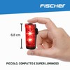 FISCHER Set di luci a LED per bicicletta Small-box, resistente