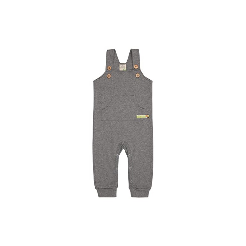 loud + proud Unisex Baby Dungarees, GOTS Certified Toddler Romper