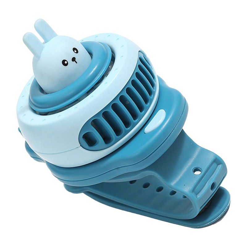 Innovative Cartoon Children's Watch Fan USB Students Portable Small Mini