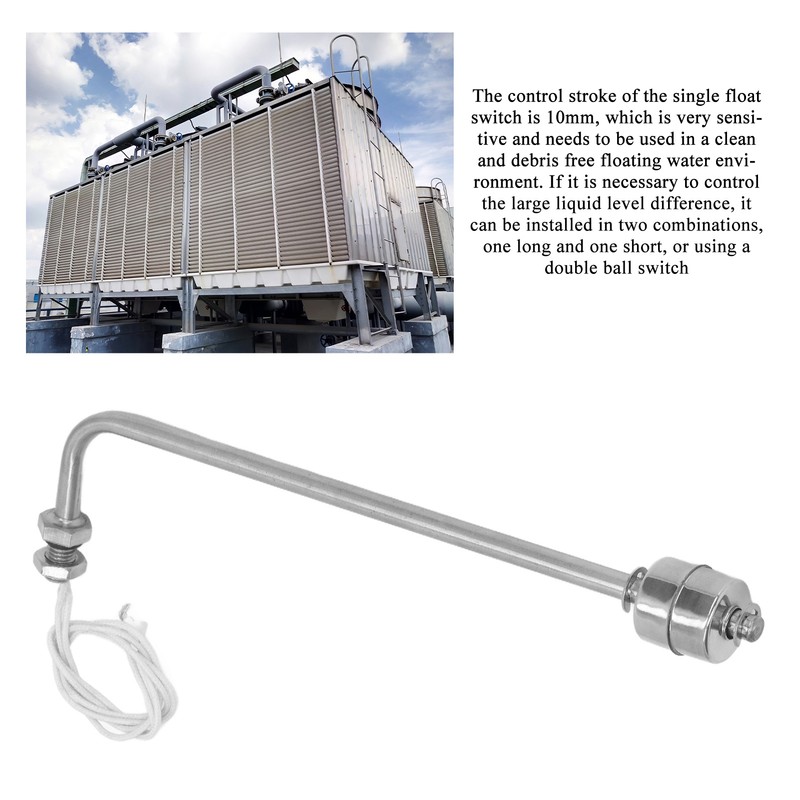 Water Level Controller Stainless Steel Direction Adjustable Float Level Sensor
