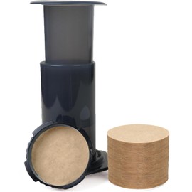 Brew Choice 500 PCS Coffee Filters for Aeropress,64mm Unbleached Natural Paper,Round Replacement Compatible with Aeropress Coffee Makers