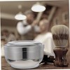 Mikinona 1pc Shaving Bowl Lid Sturdy Soap Foaming Bowl for