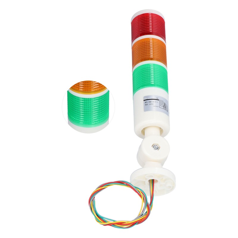 BERM Signal Tower Always Bright LED 3 Colour Alarm Light