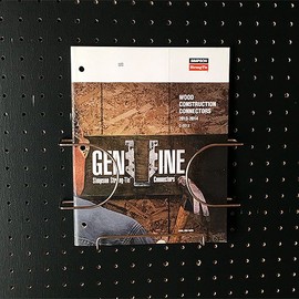 Wire File Holder for Perforated Boards, A4-Sized, 1 Piece