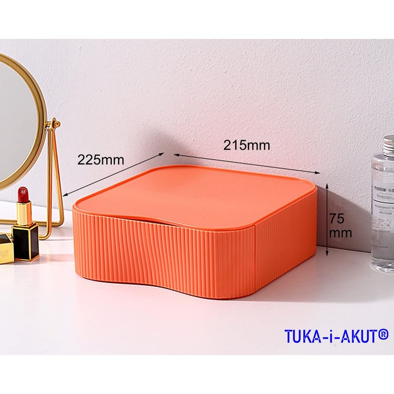 TUKA-i-AKUT TKD8610 Stackable Desktop Organiser Drawer Box Freely Combinable Desk