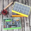 Aventik Waterproof Fishing Tackle Box Organizer with Removable Dividers Sturdy